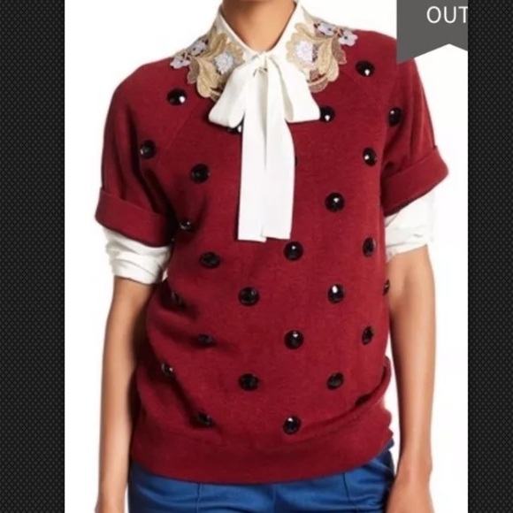 Marc Jacob Short Sleeve Pullover Sweater - Picture 2 of 4